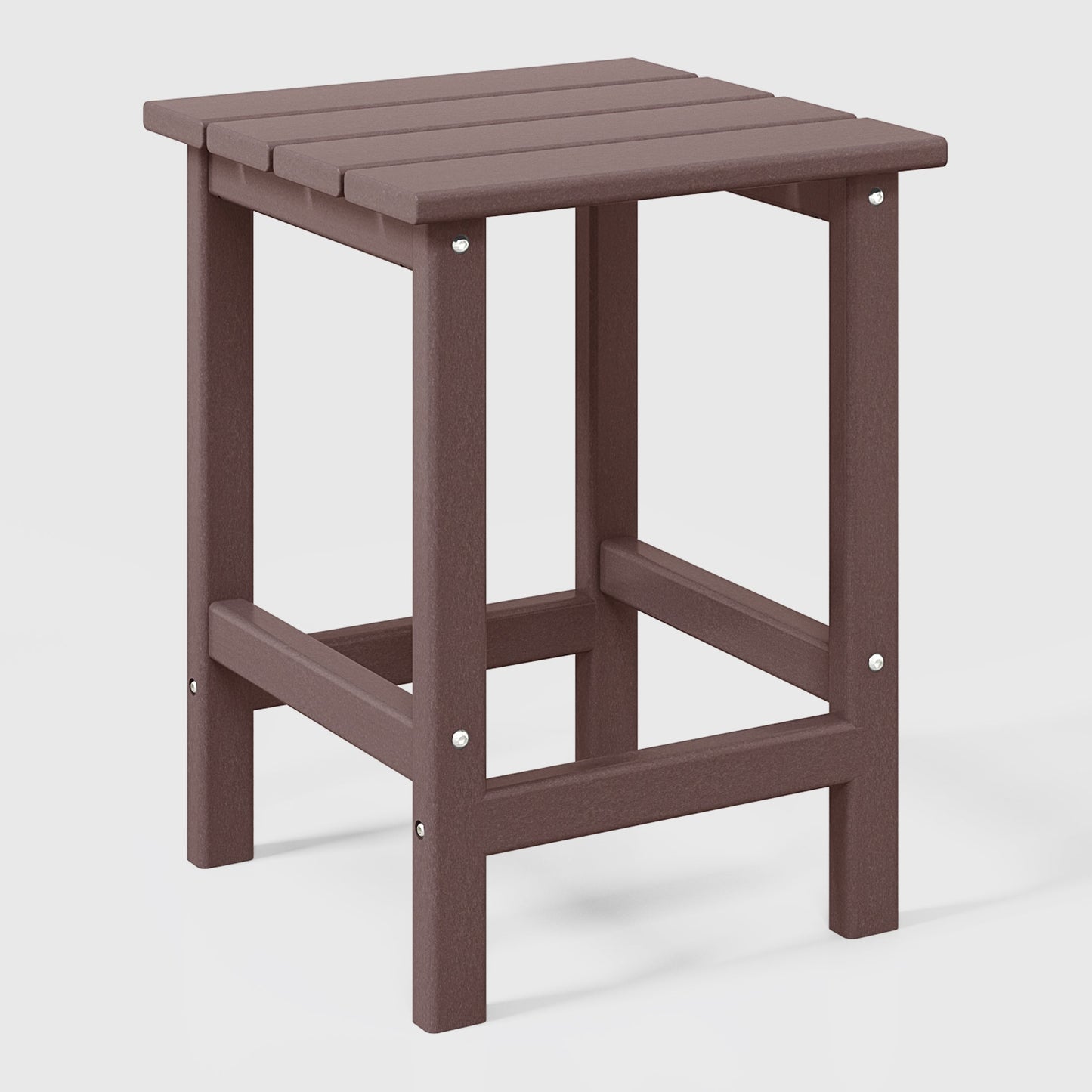 POLYTRENDS™ Tuscany All-Weather Outdoor Side Table (18" Height)