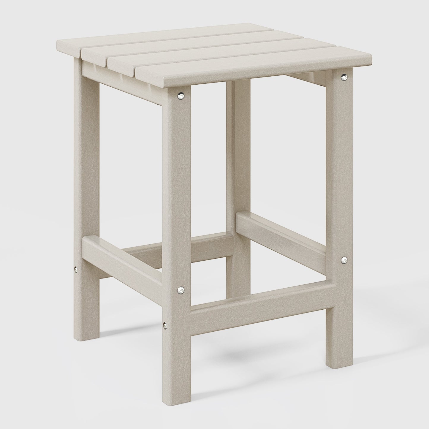 POLYTRENDS™ Tuscany All-Weather Outdoor Side Table (18" Height)
