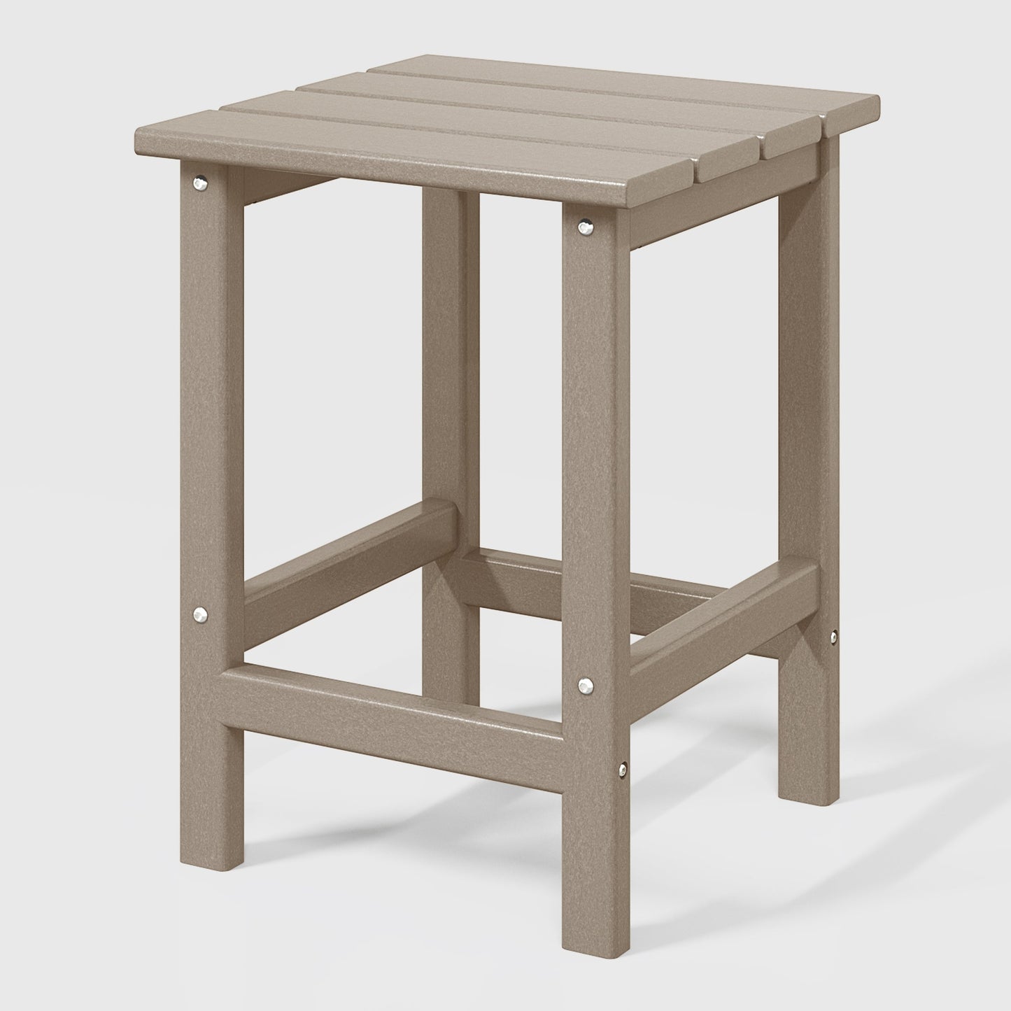 POLYTRENDS™ Tuscany All-Weather Outdoor Side Table (18" Height)