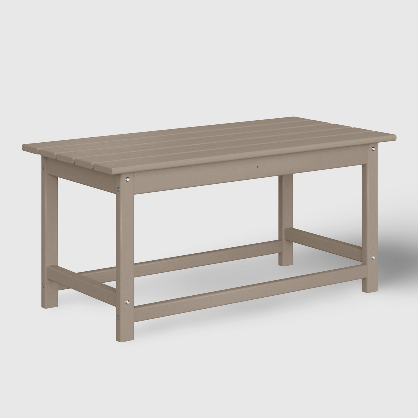 POLYTRENDS™ Tuscany All-Weather Outdoor Coffee Table (35" Top)