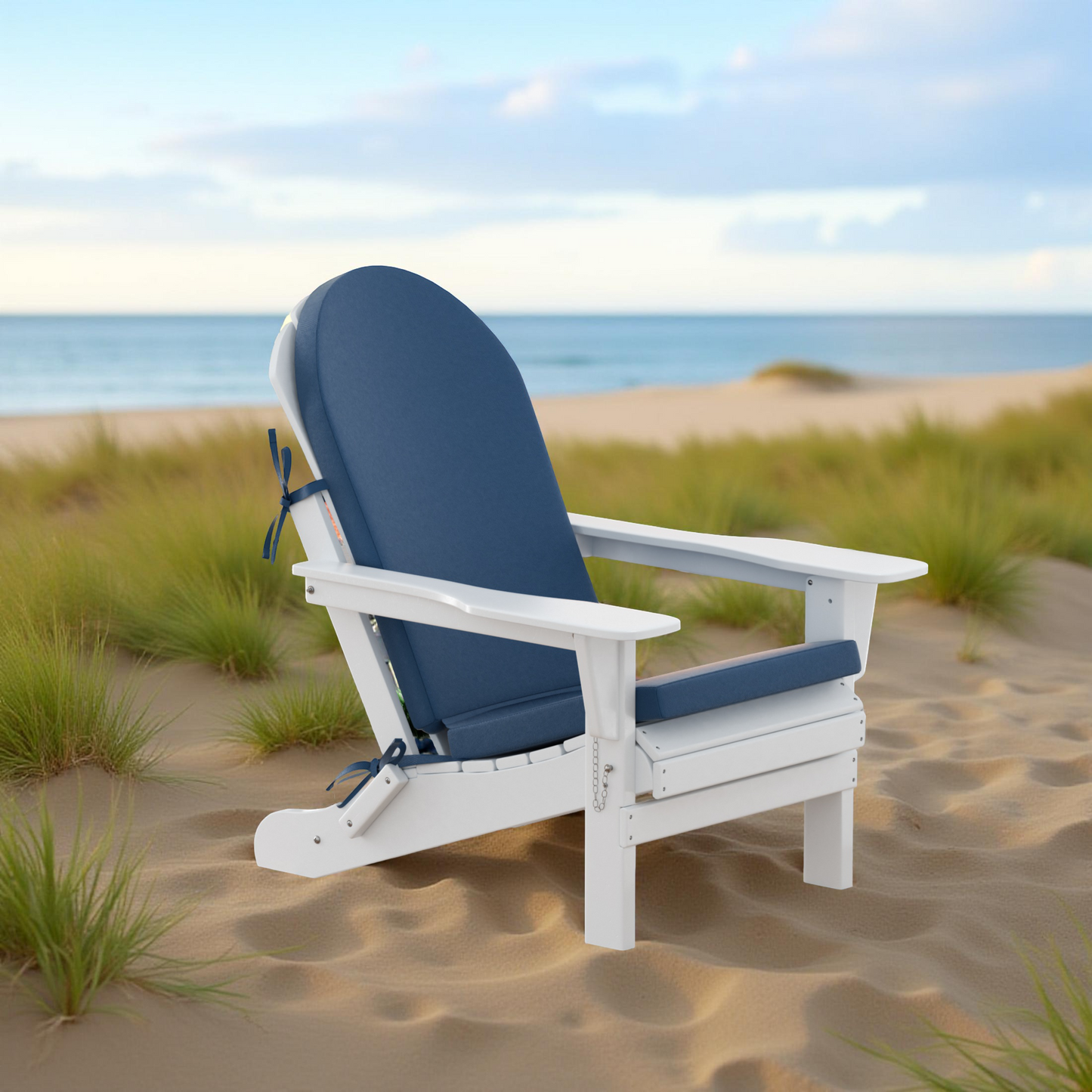 POLYTRENDS™ Adirondack Chair All-Weather Outdoor Seat and Back Cushion