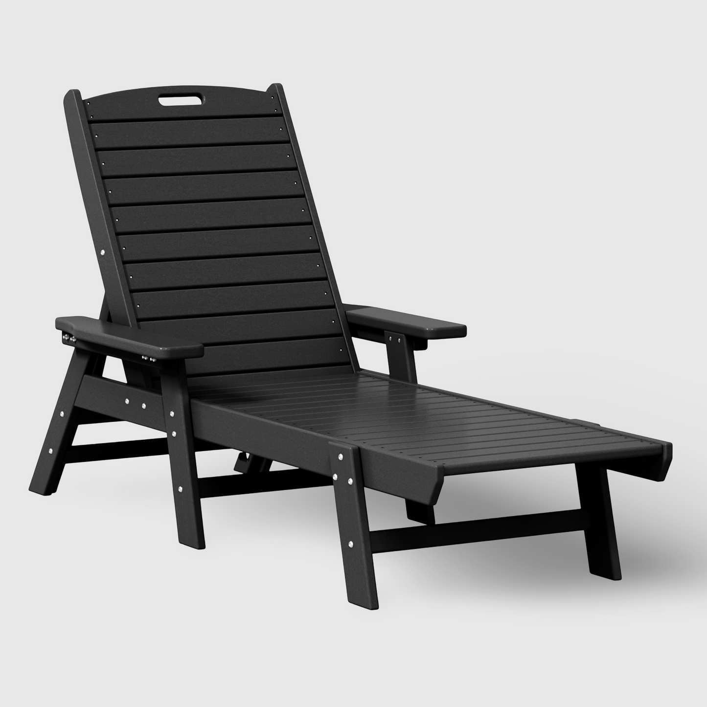 Santa Monica All-Weather Outdoor Reclining Sun Lounger with Arm Rests