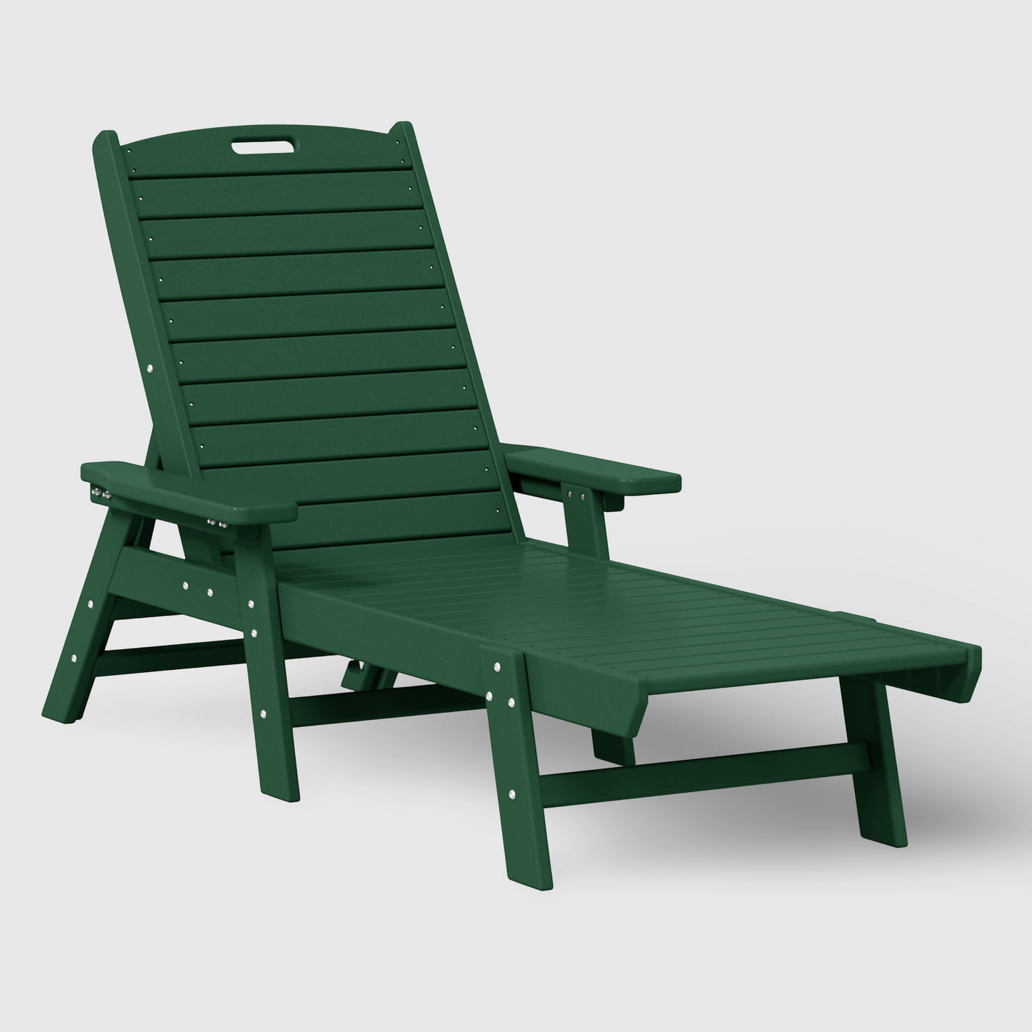 Santa Monica All-Weather Outdoor Reclining Sun Lounger with Arm Rests