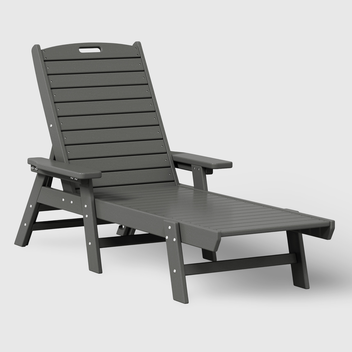 Santa Monica All-Weather Outdoor Reclining Sun Lounger with Arm Rests