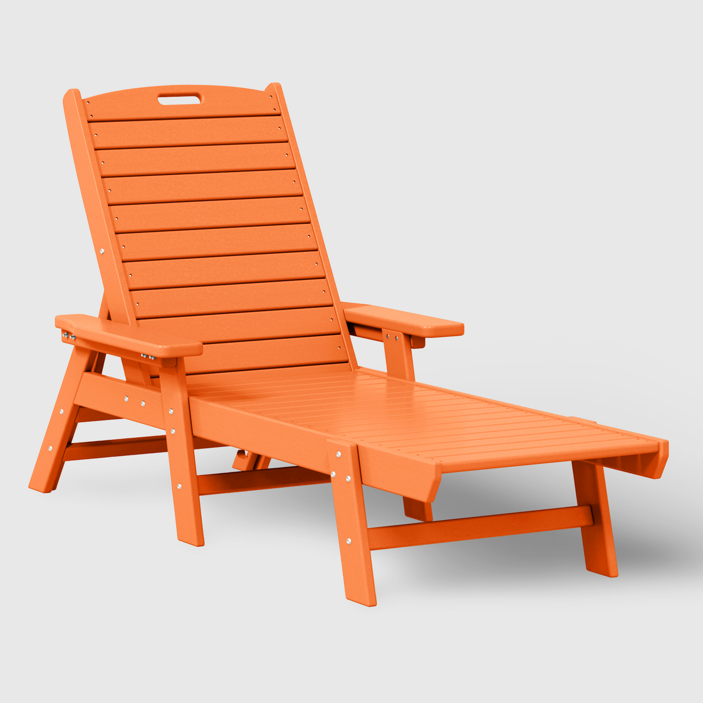 Santa Monica All-Weather Outdoor Reclining Sun Lounger with Arm Rests