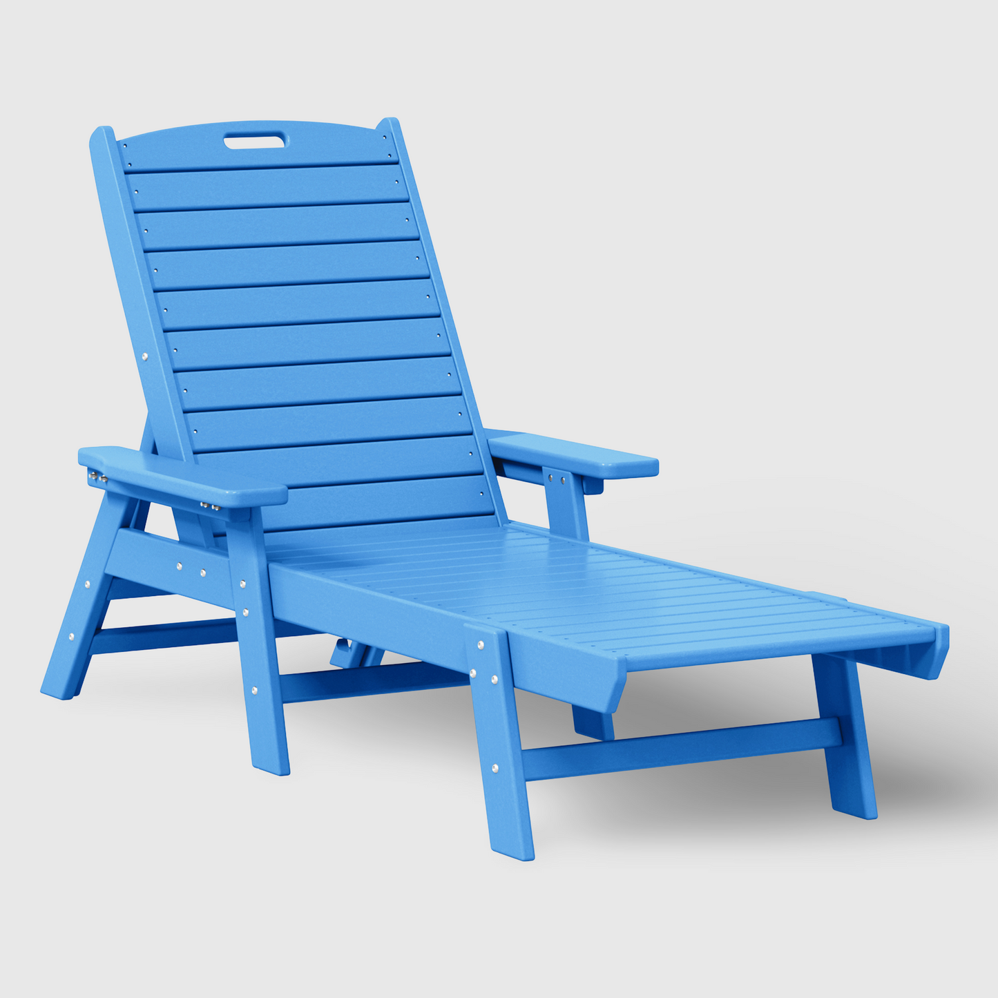Santa Monica All-Weather Outdoor Reclining Sun Lounger with Arm Rests