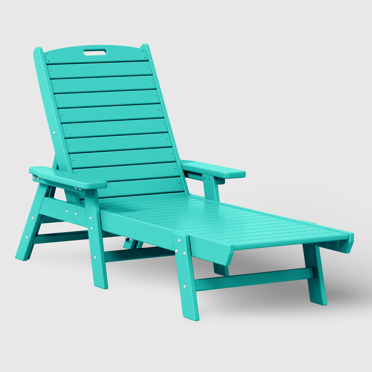 Santa Monica All-Weather Outdoor Reclining Sun Lounger with Arm Rests