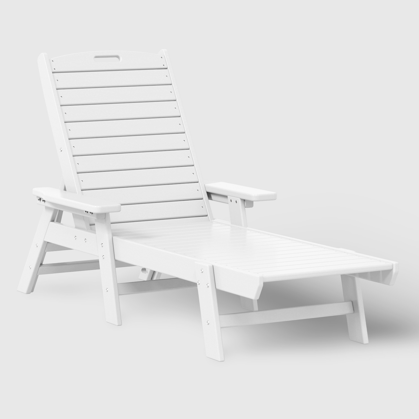 Santa Monica All-Weather Outdoor Reclining Sun Lounger with Arm Rests