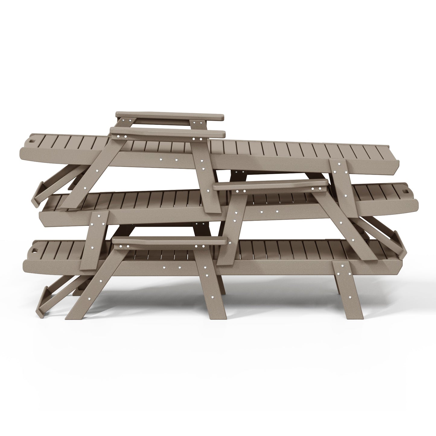 Santa Monica All-Weather Outdoor Reclining Sun Lounger with Arm Rests
