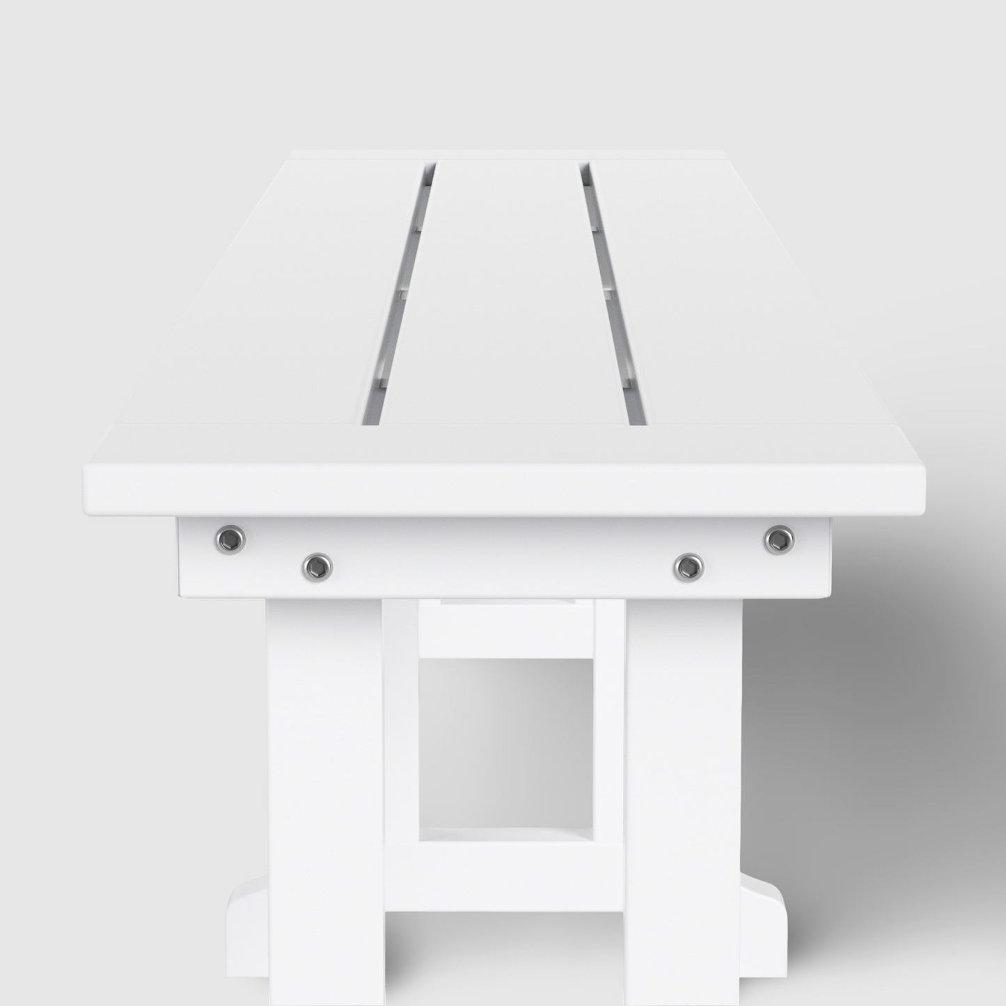 POLYTRENDS™ Tuscany All-Weather Outdoor 65" Trestle Dining Bench