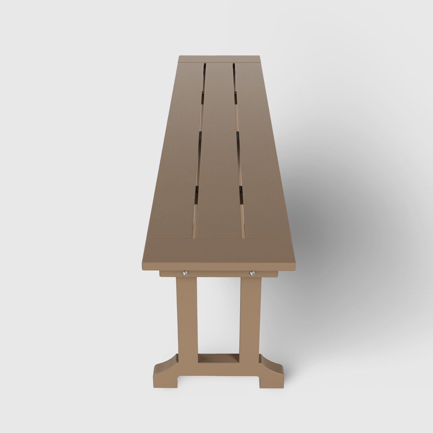 POLYTRENDS™ Tuscany All-Weather Outdoor 65" Trestle Dining Bench