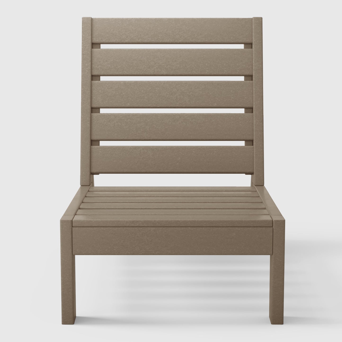 Scottsdale All-Weather Outdoor Modular Deep Seating Armless Chair (with Optional Cushions)