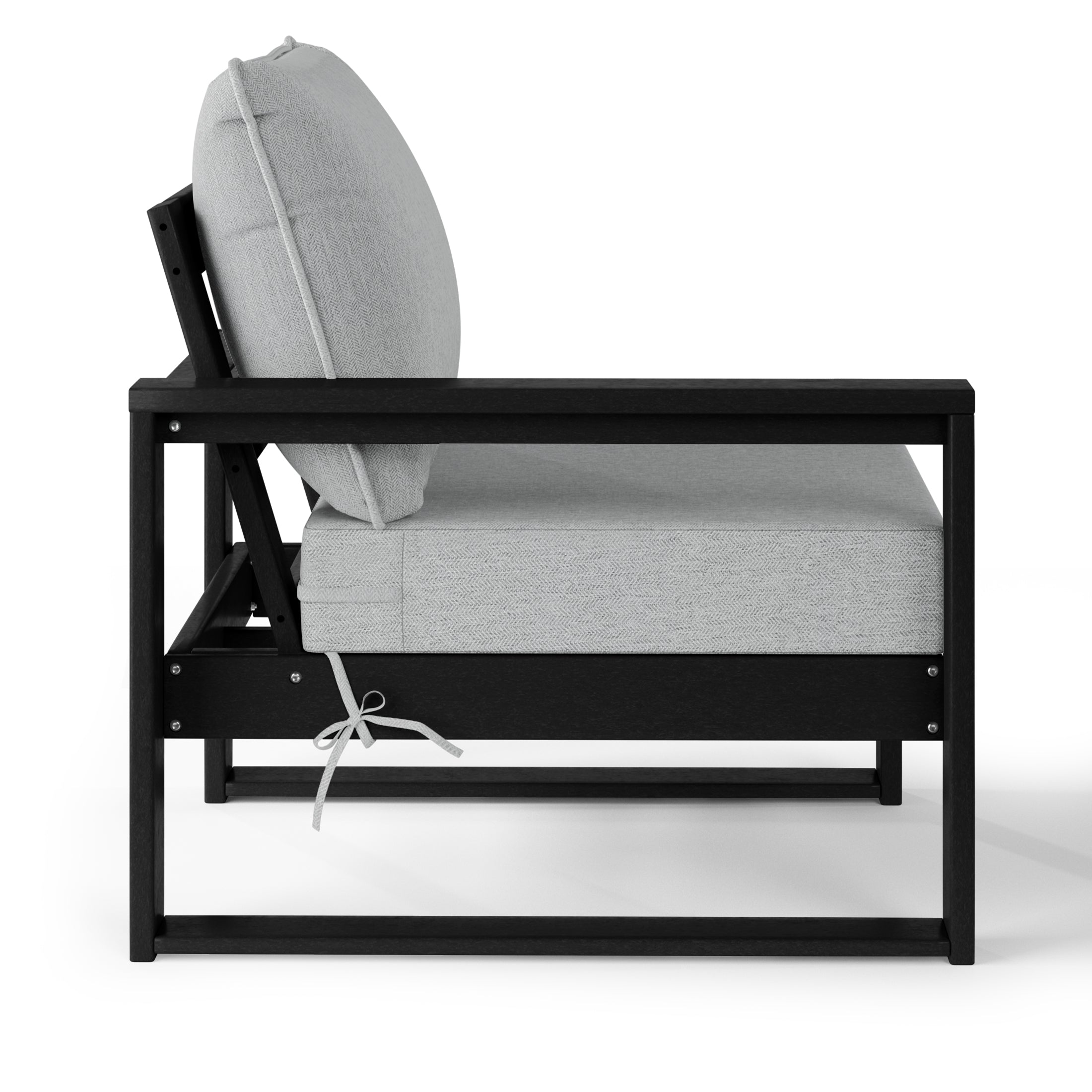 Signature All-Weather Outdoor Modular Patio Deep Seating Left Arm Chair (Left Arm Sectional Seat)