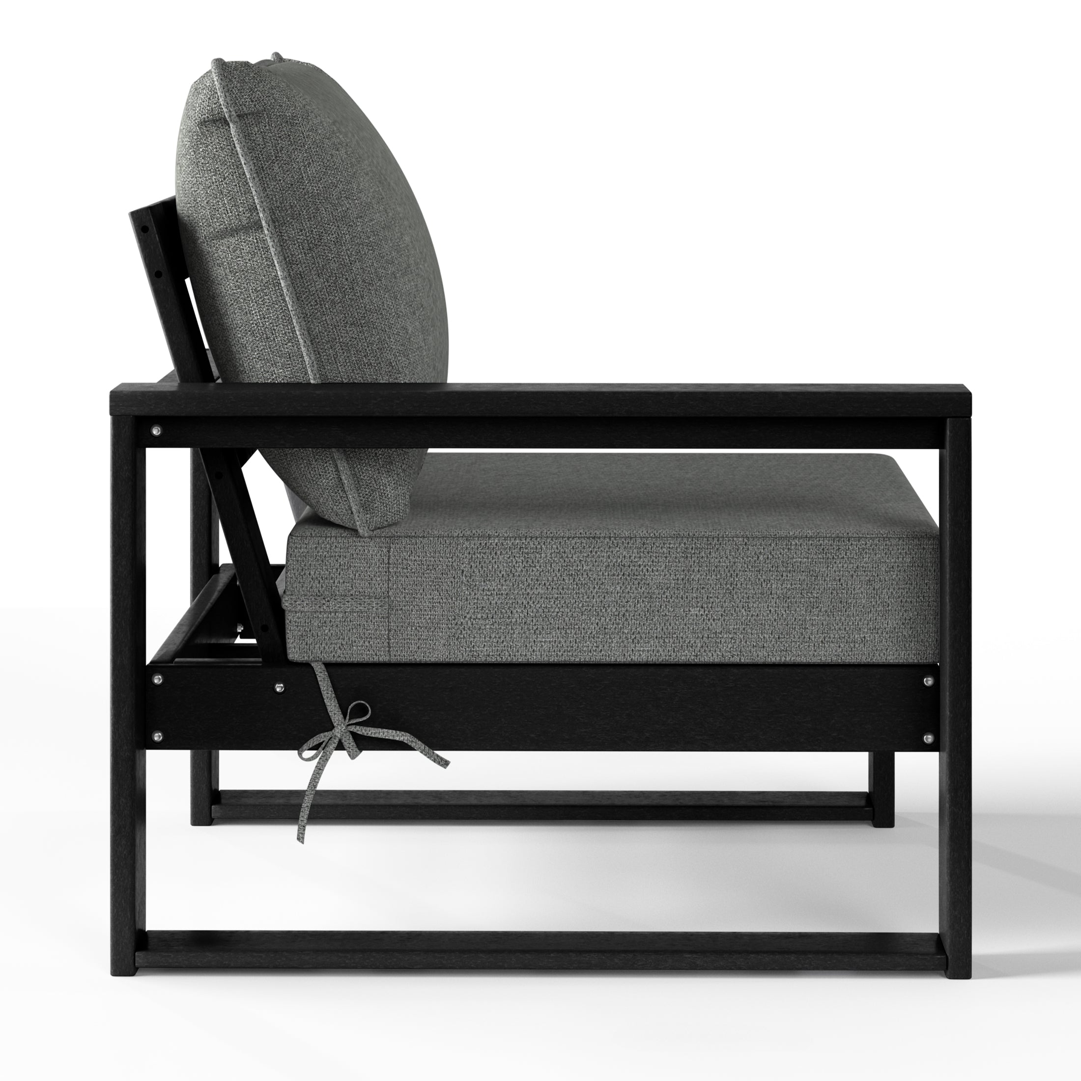 Signature All-Weather Outdoor Modular Patio Deep Seating Left Arm Chair (Left Arm Sectional Seat)