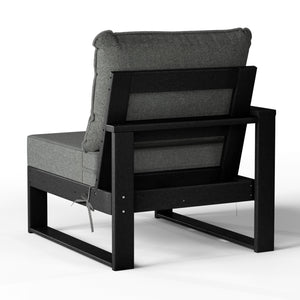 Signature All-Weather Outdoor Modular Patio Deep Seating Left Arm Chair (Left Arm Sectional Seat)