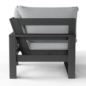 Signature All-Weather Outdoor Modular Patio Deep Seating Corner Chair (Corner Sectional Seat)