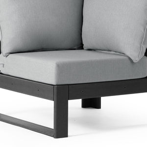 Signature All-Weather Outdoor Modular Patio Deep Seating Corner Chair (Corner Sectional Seat)