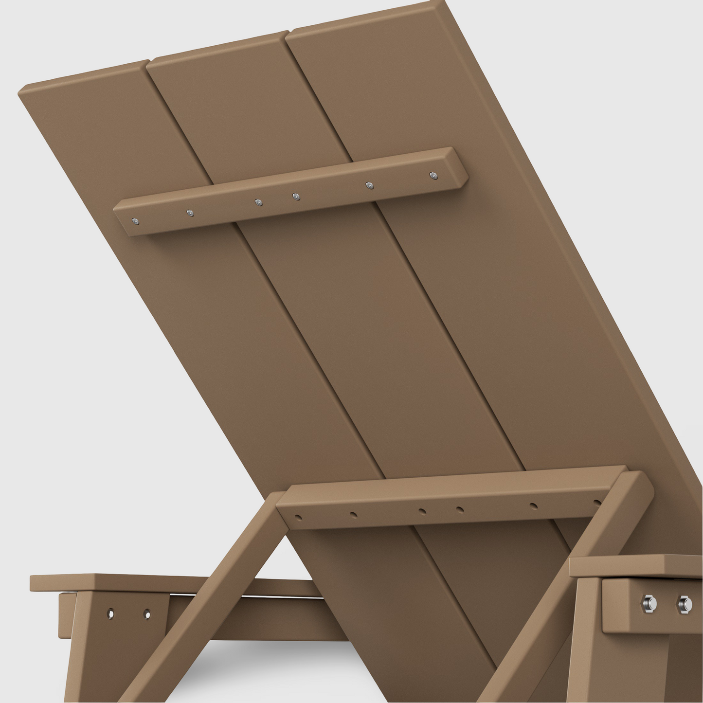 POLYTRENDS™ Malibu Modern All-Weather Outdoor Reclining Sun Lounger With Wheels