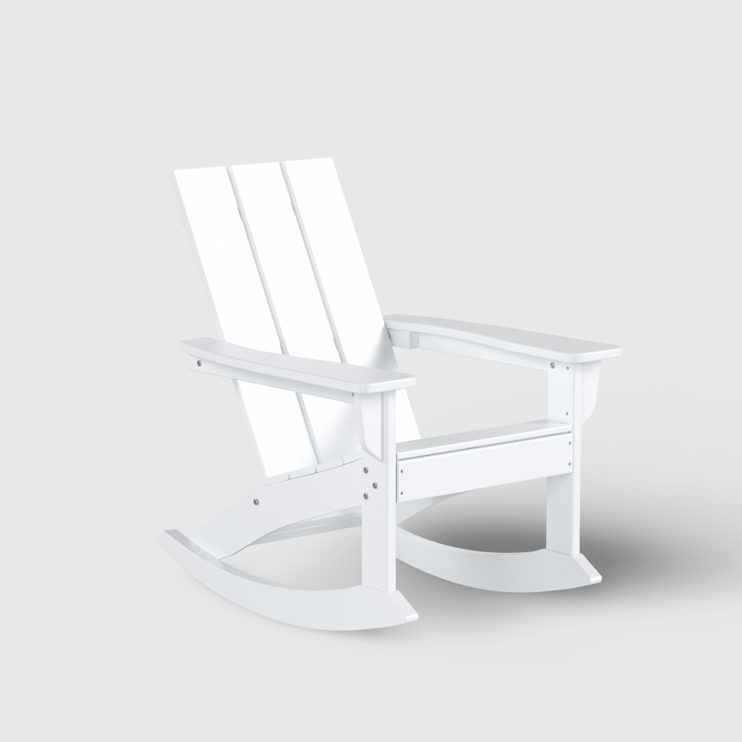 Malibu Modern All-Weather Outdoor Rocking Adirondack Chair
