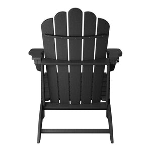 Tahoe All-Weather Outdoor Poly Adirondack Chair with Retractable Cup Holder