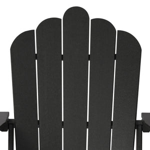 Tahoe All-Weather Outdoor Poly Adirondack Chair with Retractable Cup Holder