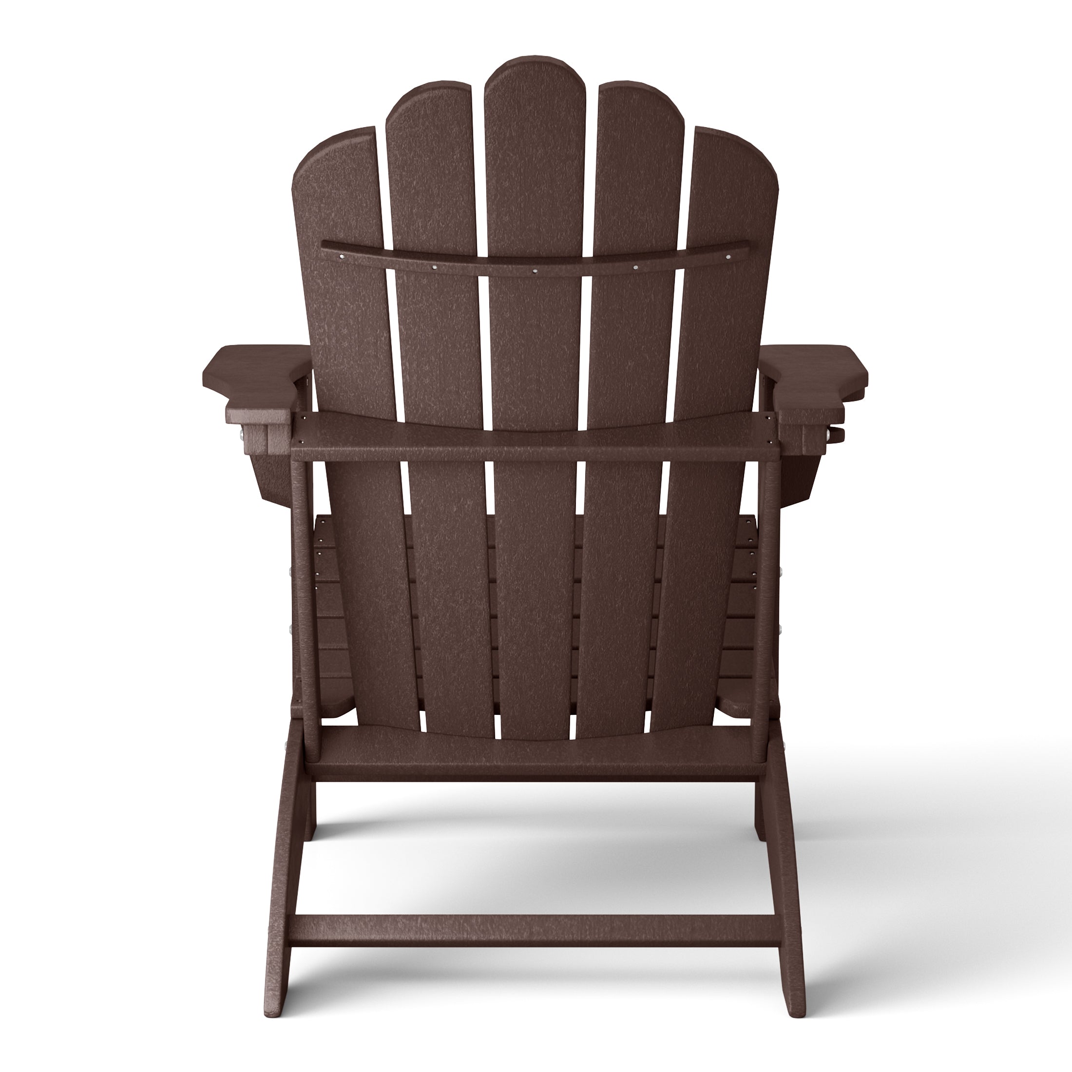 Tahoe All-Weather Outdoor Poly Adirondack Chair with Retractable Cup Holder
