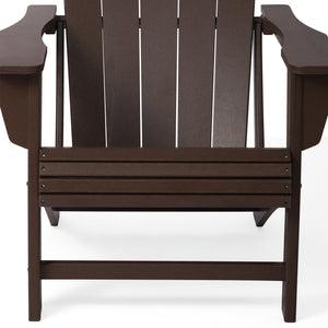 Tahoe All-Weather Outdoor Poly Adirondack Chair with Retractable Cup Holder