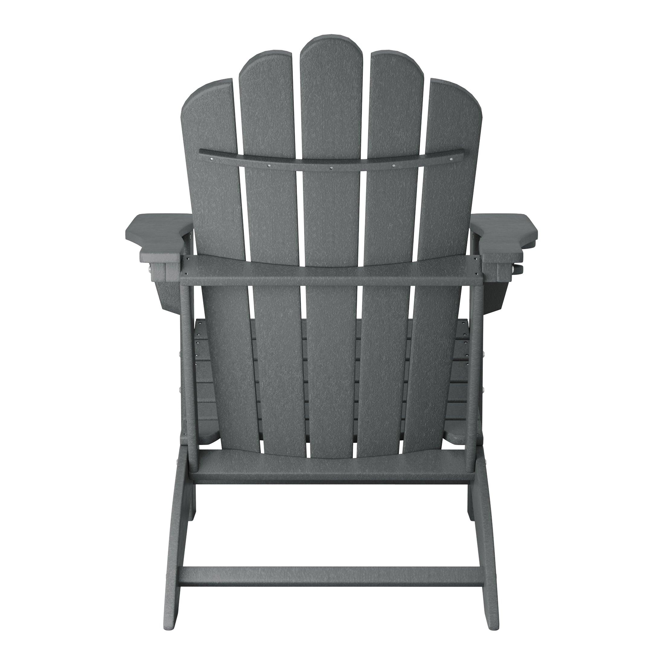 Tahoe All-Weather Outdoor Poly Adirondack Chair with Retractable Cup Holder