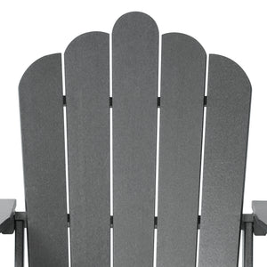 Tahoe All-Weather Outdoor Poly Adirondack Chair with Retractable Cup Holder