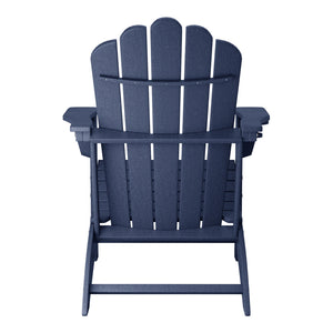 Tahoe All-Weather Outdoor Poly Adirondack Chair with Retractable Cup Holder