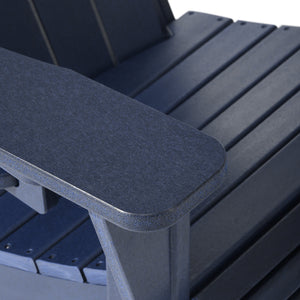 Tahoe All-Weather Outdoor Poly Adirondack Chair with Retractable Cup Holder