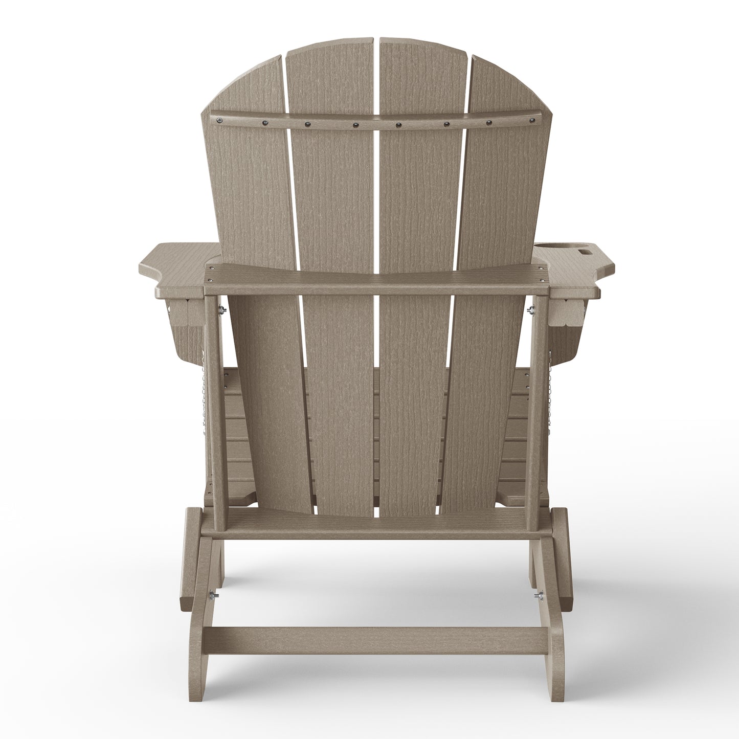 Chatham All-Weather Outdoor Folding Adirondack Chair with Cup Holder