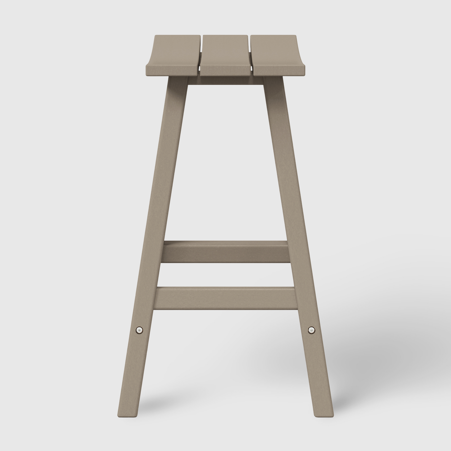 POLYTRENDS™ Stockholm All-Weather Outdoor Saddle Counter Stool (24" Height)