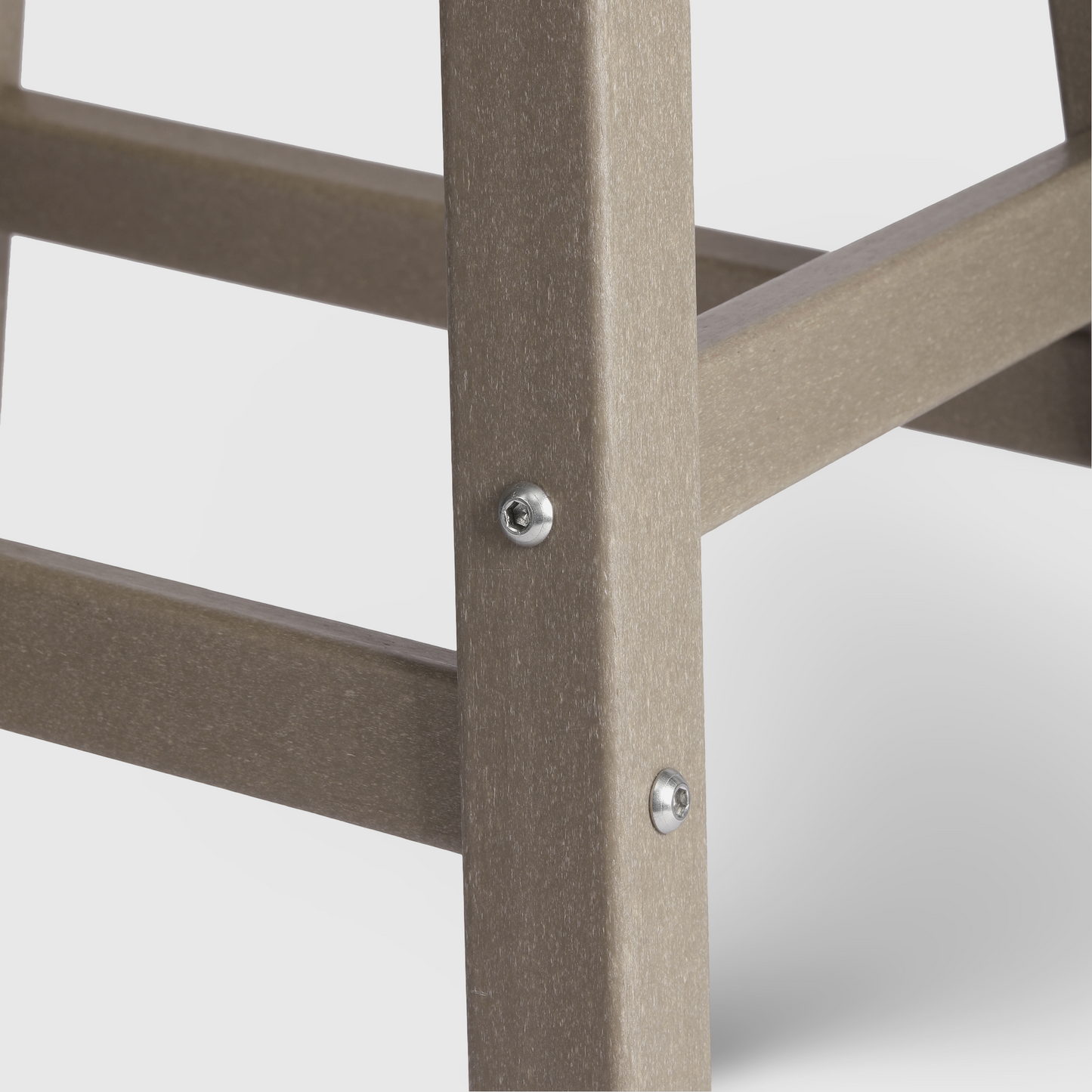 POLYTRENDS™ Stockholm All-Weather Outdoor Saddle Counter Stool (24" Height)
