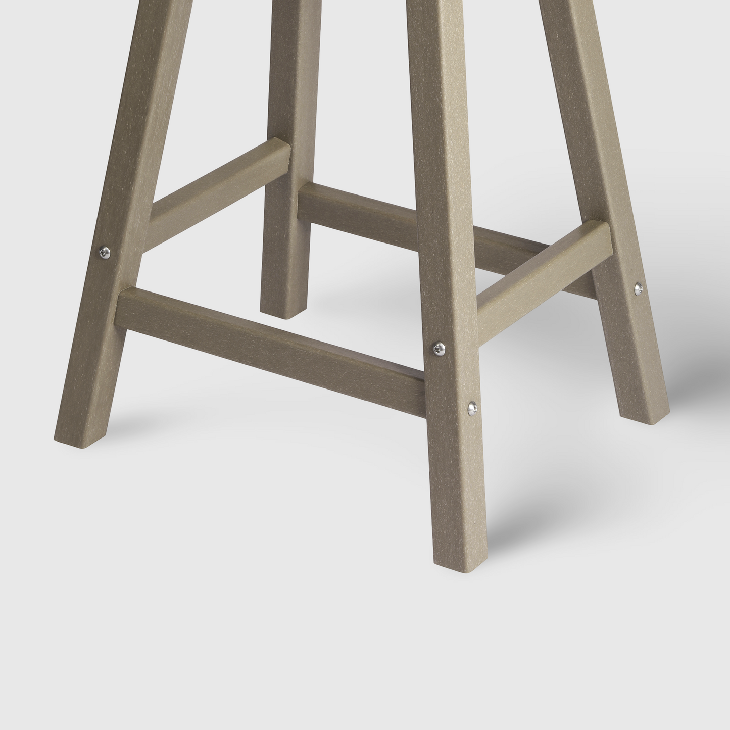 POLYTRENDS™ Stockholm All-Weather Outdoor Saddle Counter Stool (24" Height)