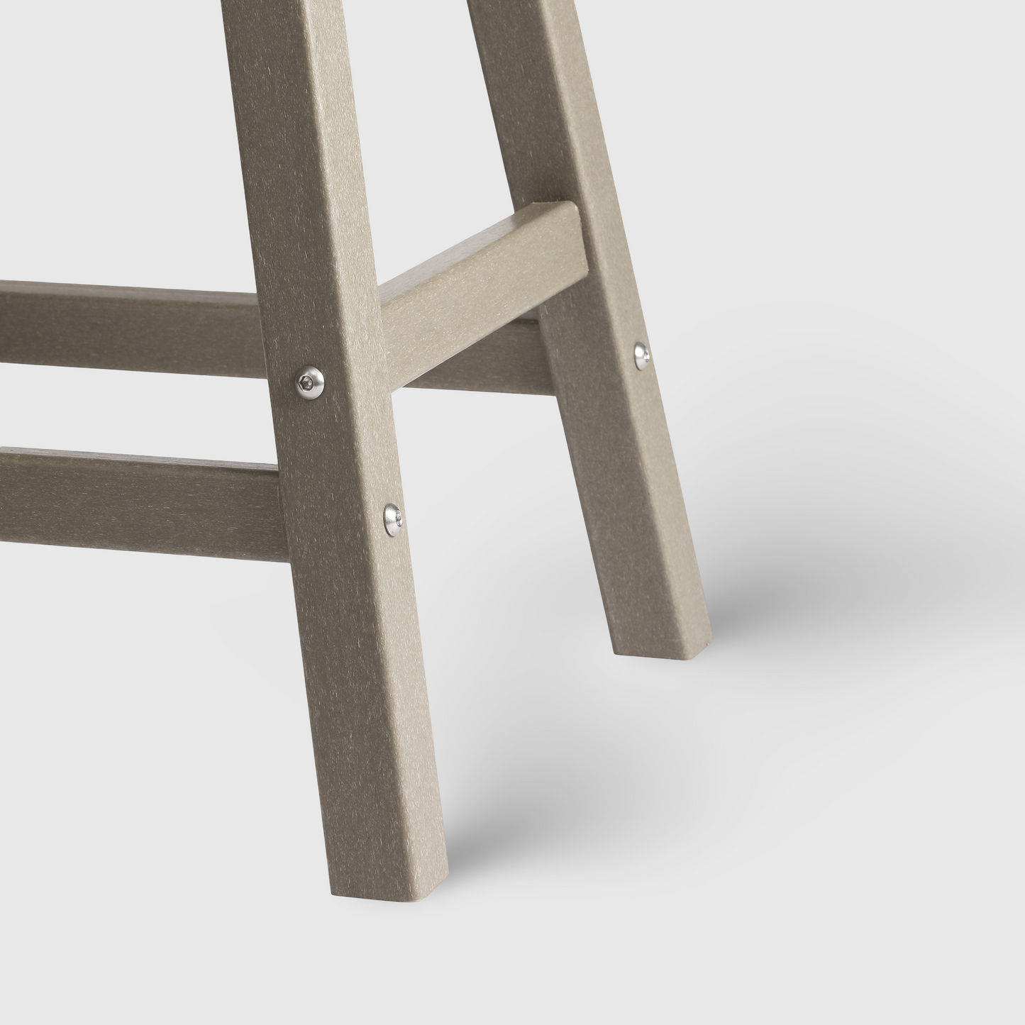 POLYTRENDS™ Stockholm All-Weather Outdoor Saddle Counter Stool (24" Height)