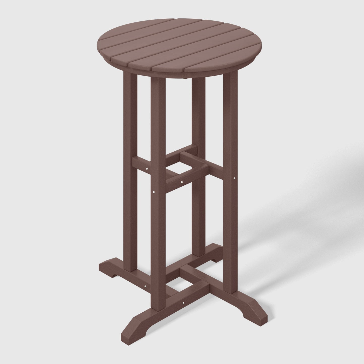 POLYTRENDS™ Stockholm All-Weather Outdoor Round Counter Bistro Table (37" Height)