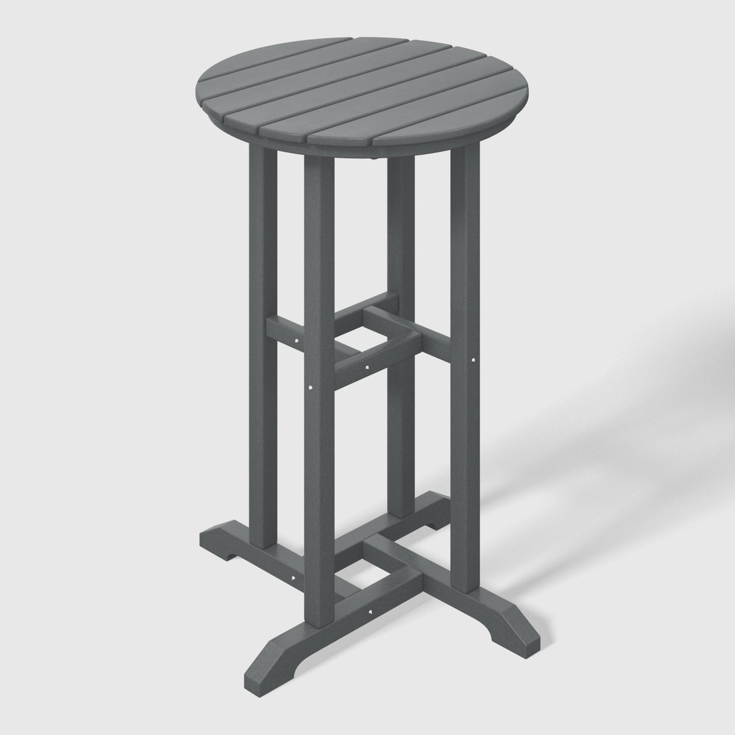 POLYTRENDS™ Stockholm All-Weather Outdoor Round Counter Bistro Table (37" Height)