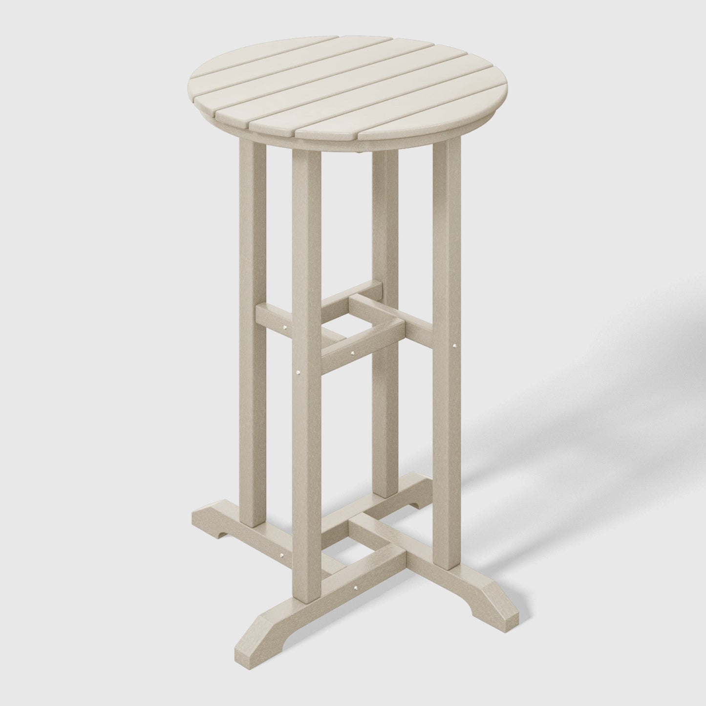 POLYTRENDS™ Stockholm All-Weather Outdoor Round Counter Bistro Table (37" Height)