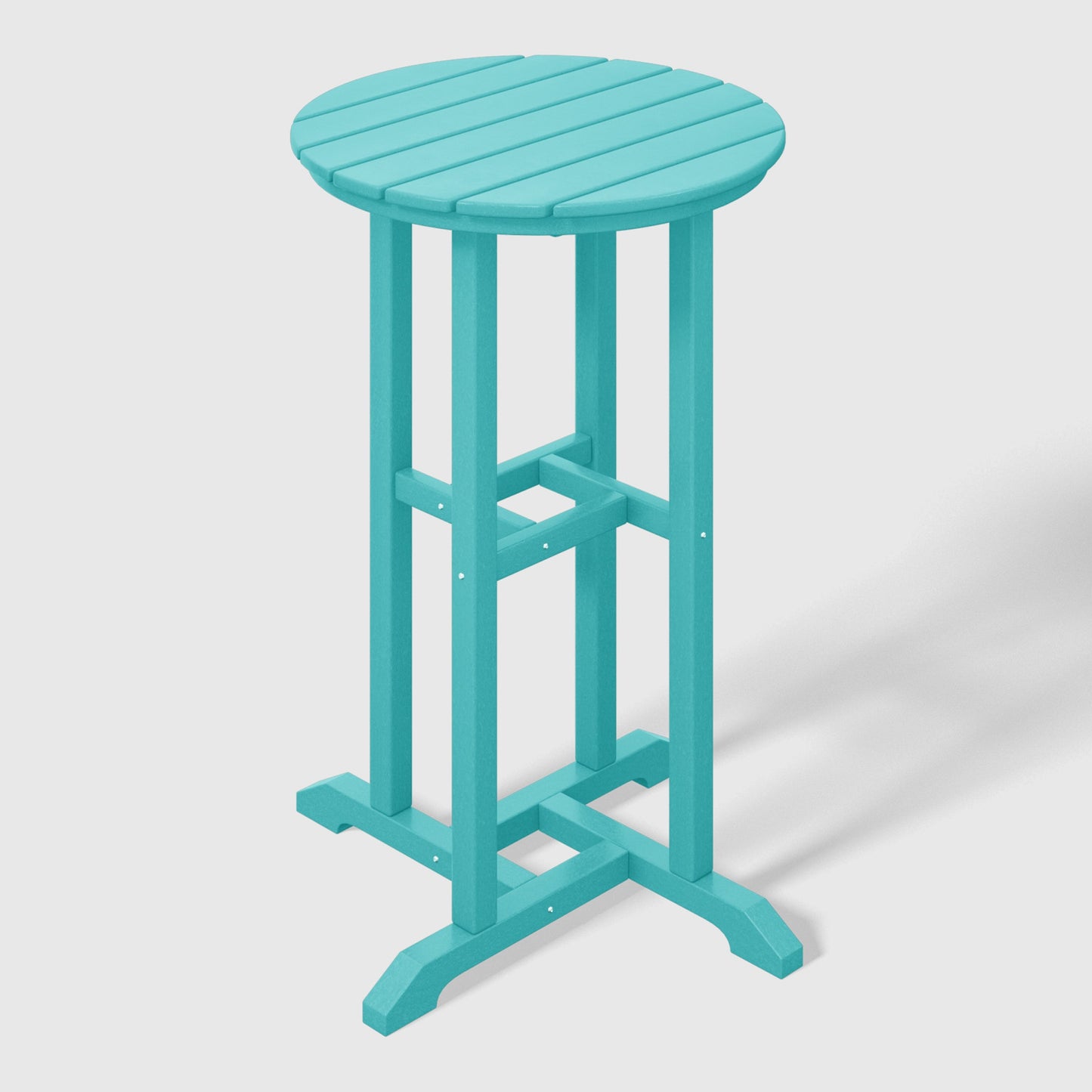 POLYTRENDS™ Stockholm All-Weather Outdoor Round Counter Bistro Table (37" Height)