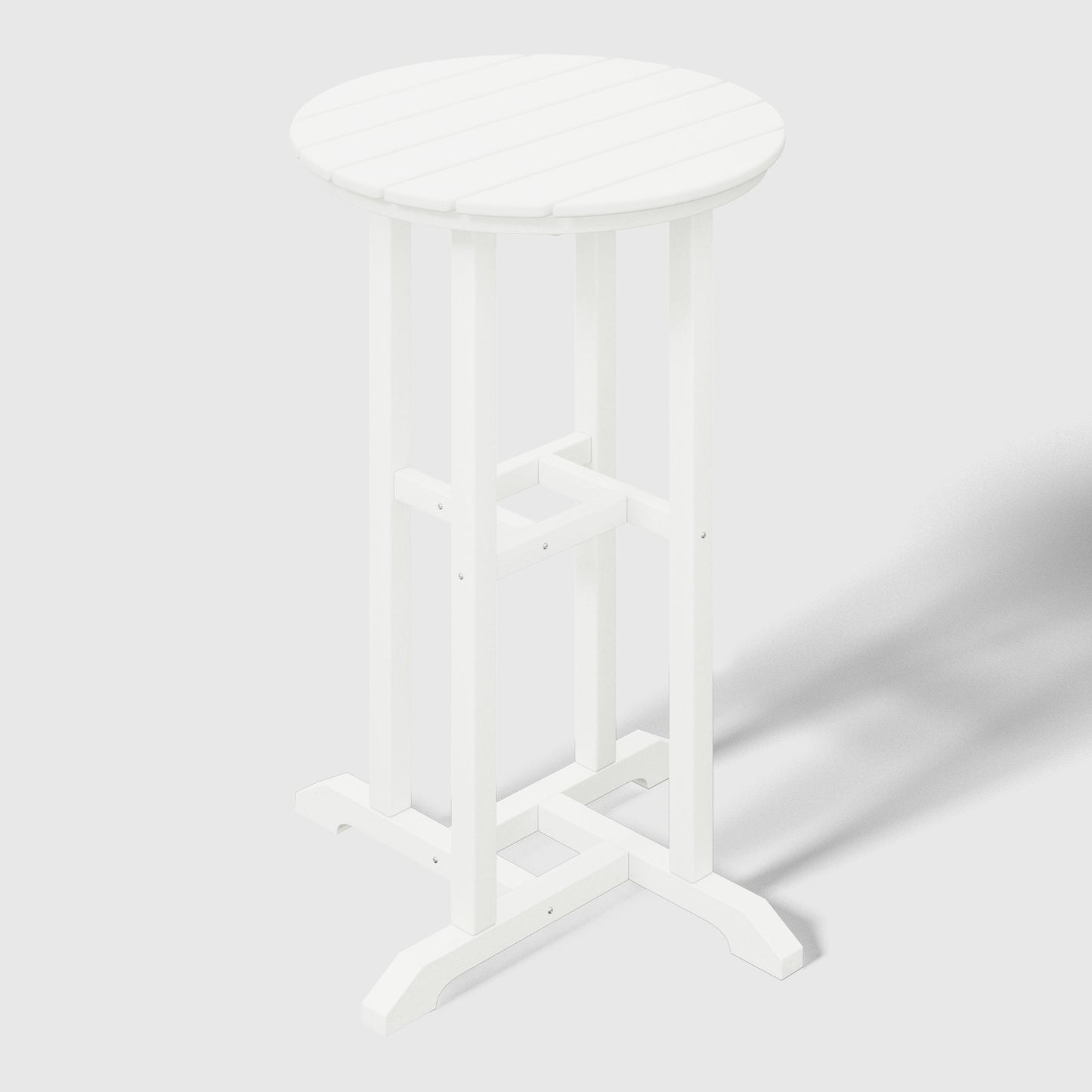 POLYTRENDS™ Stockholm All-Weather Outdoor Round Counter Bistro Table (37" Height)