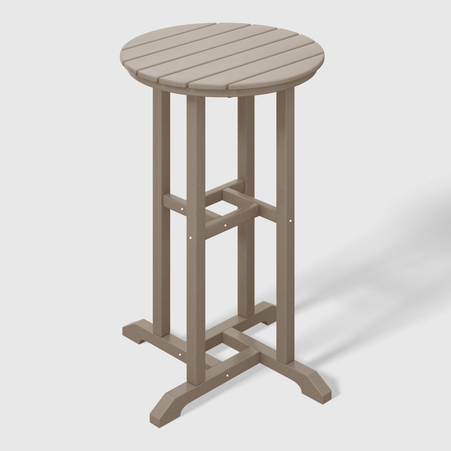 POLYTRENDS™ Stockholm All-Weather Outdoor Round Counter Bistro Table (37" Height)