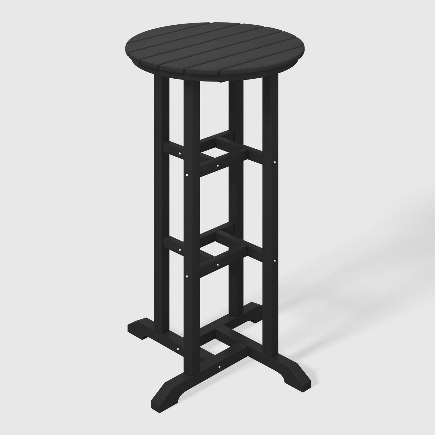 POLYTRENDS™ Stockholm All-Weather Outdoor Round Bar Bistro Table (42" Height)