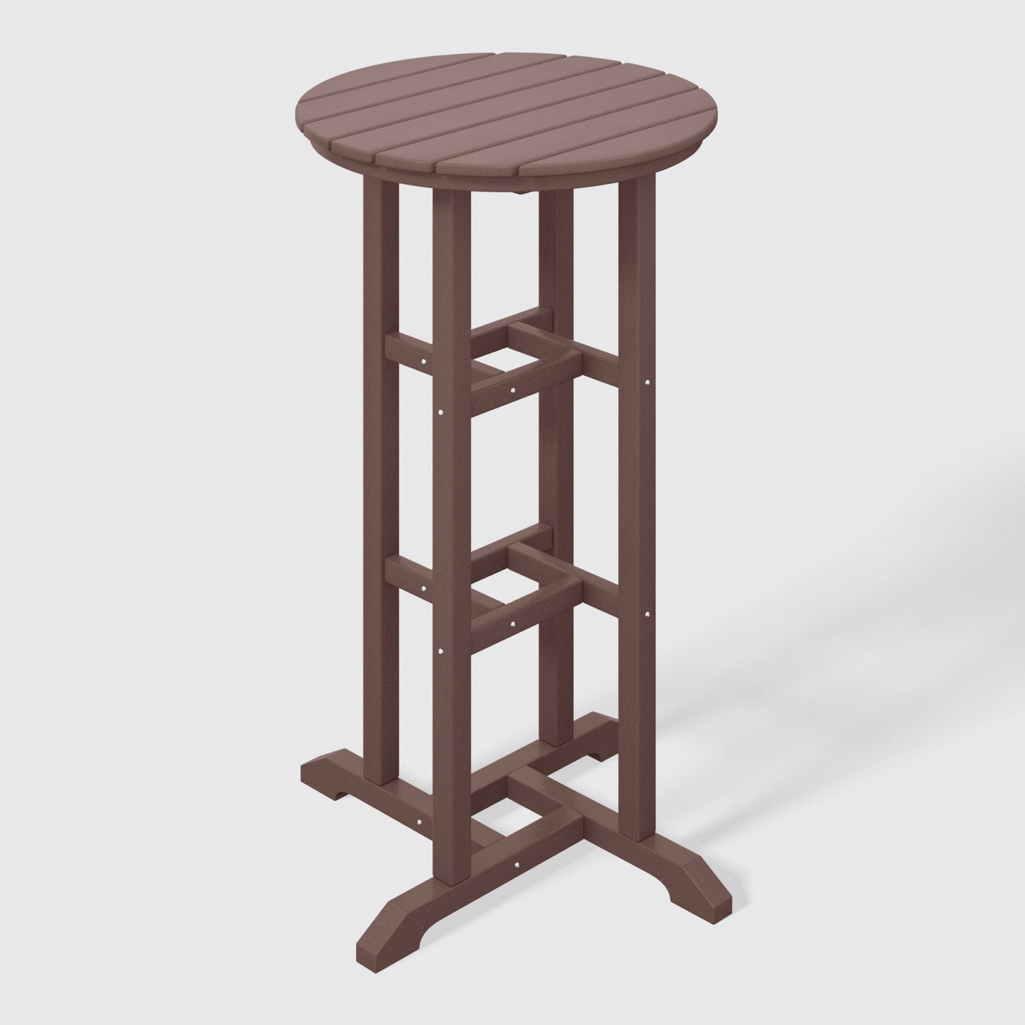 POLYTRENDS™ Stockholm All-Weather Outdoor Round Bar Bistro Table (42" Height)