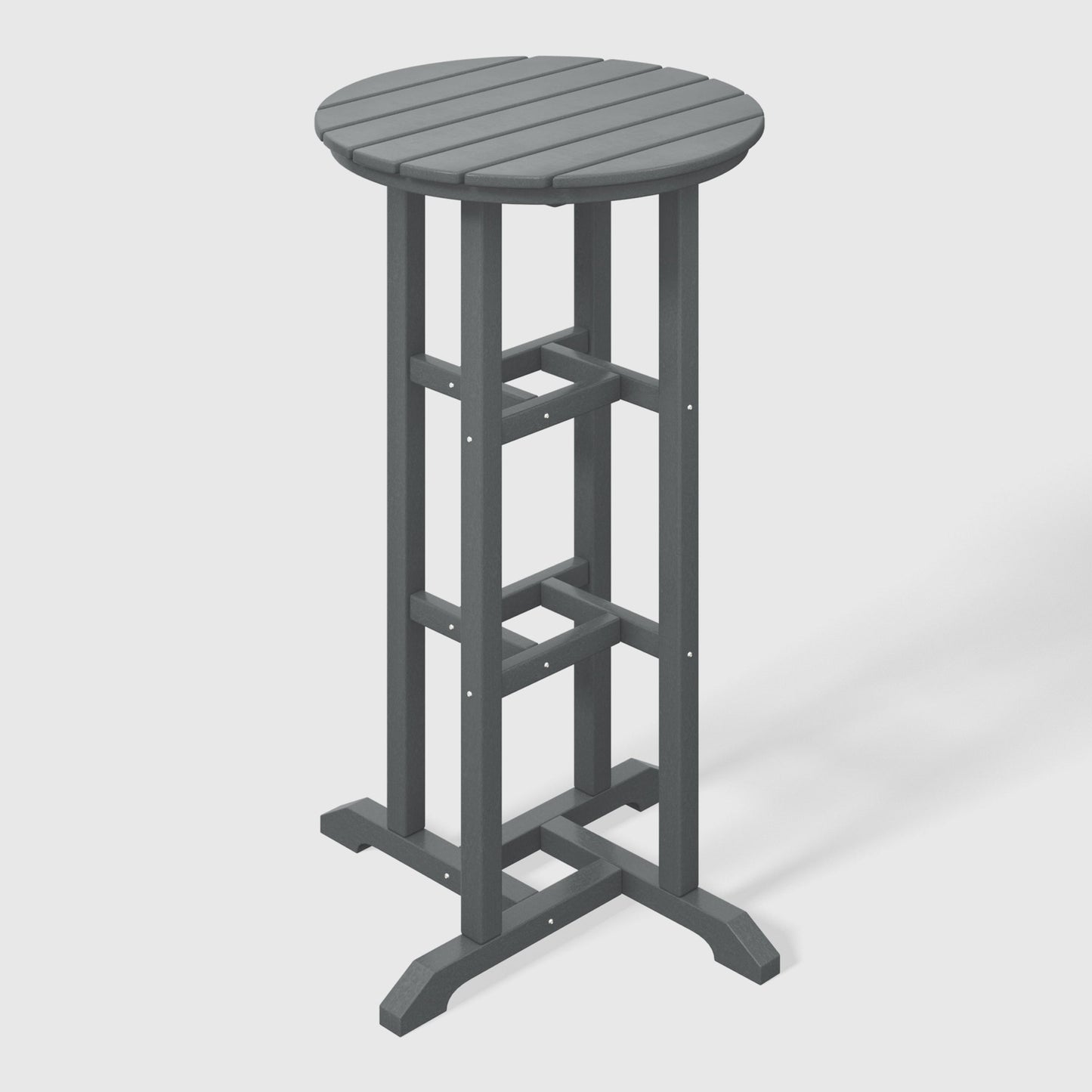 POLYTRENDS™ Stockholm All-Weather Outdoor Round Bar Bistro Table (42" Height)