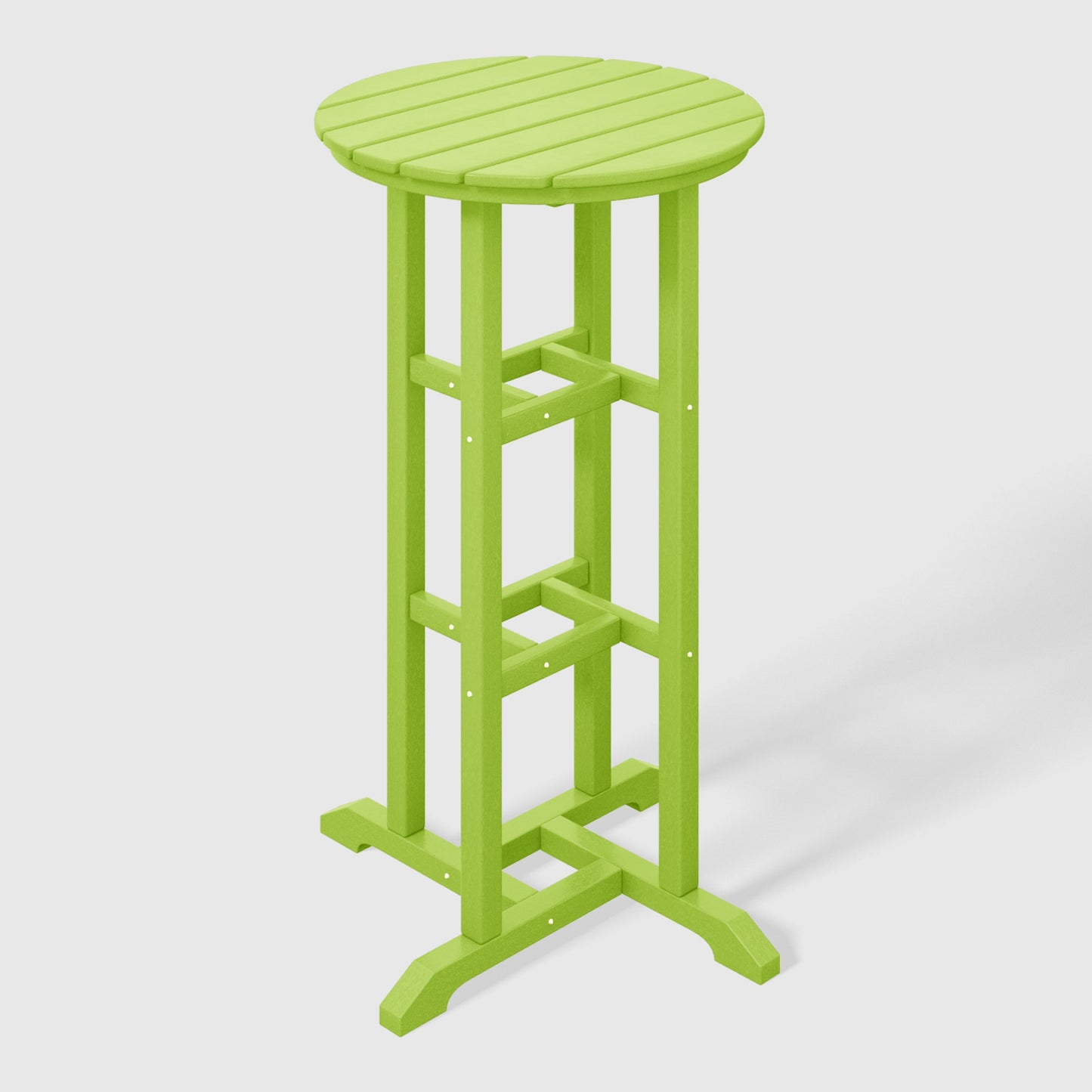 POLYTRENDS™ Stockholm All-Weather Outdoor Round Bar Bistro Table (42" Height)