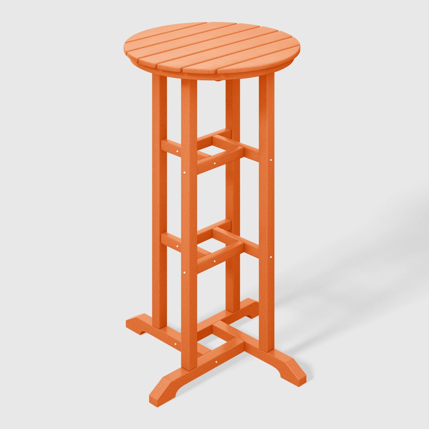 POLYTRENDS™ Stockholm All-Weather Outdoor Round Bar Bistro Table (42" Height)