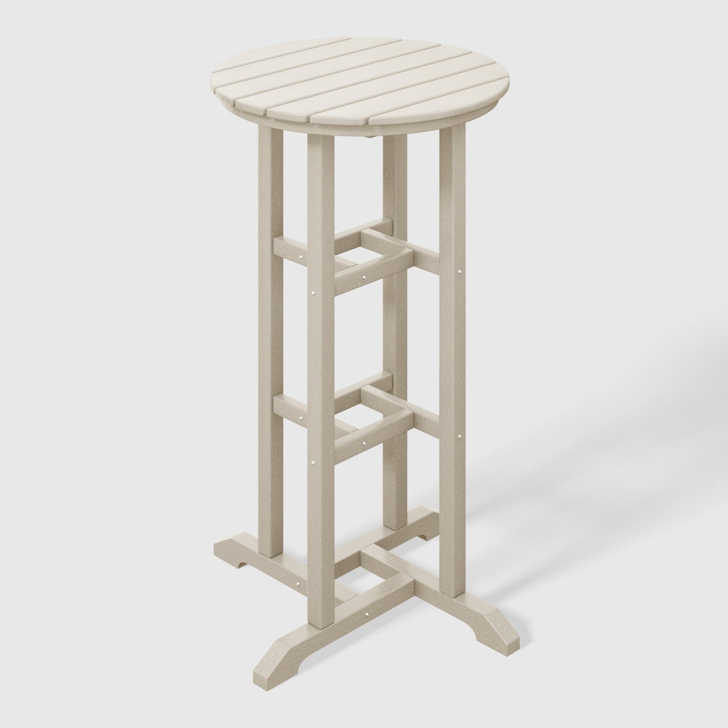 POLYTRENDS™ Stockholm All-Weather Outdoor Round Bar Bistro Table (42" Height)