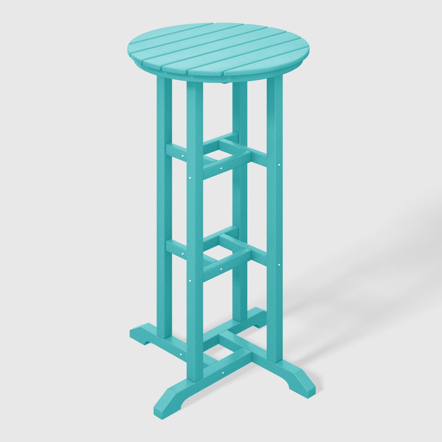 POLYTRENDS™ Stockholm All-Weather Outdoor Round Bar Bistro Table (42" Height)