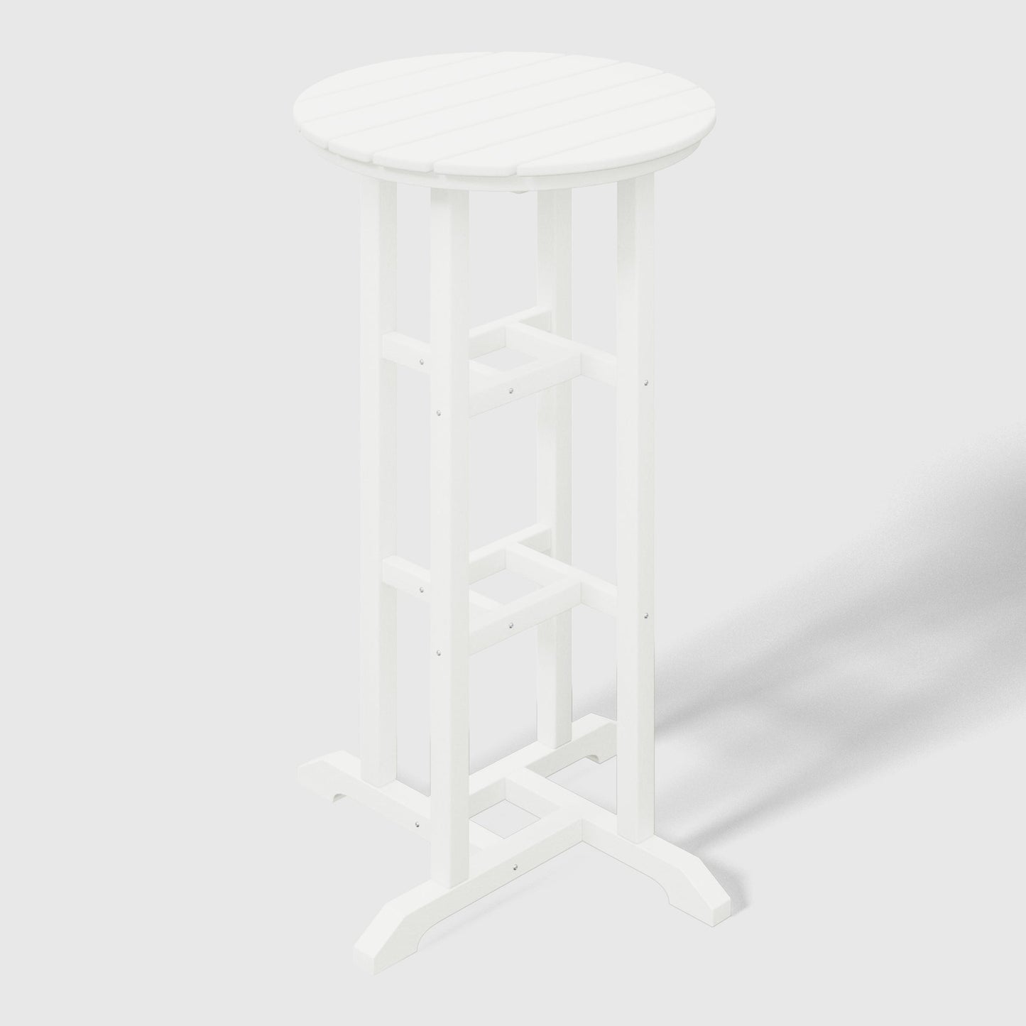 POLYTRENDS™ Stockholm All-Weather Outdoor Round Bar Bistro Table (42" Height)